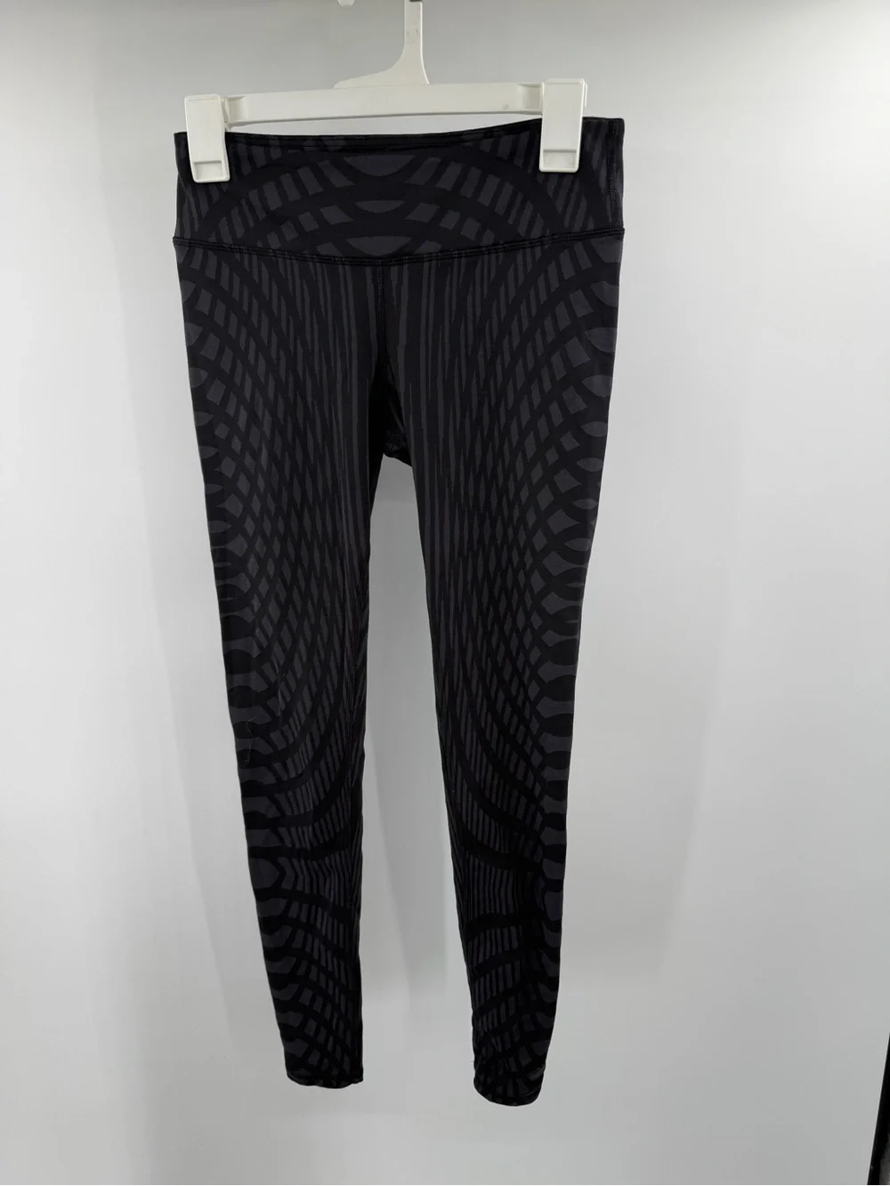 Alo Black Gray Full Length Leggings Size Small